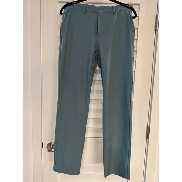 Greg Norman Microlux Stretch Pants (Bainbridge Blue, Polyester, 30Wx32L) - Picture 2 of 3
